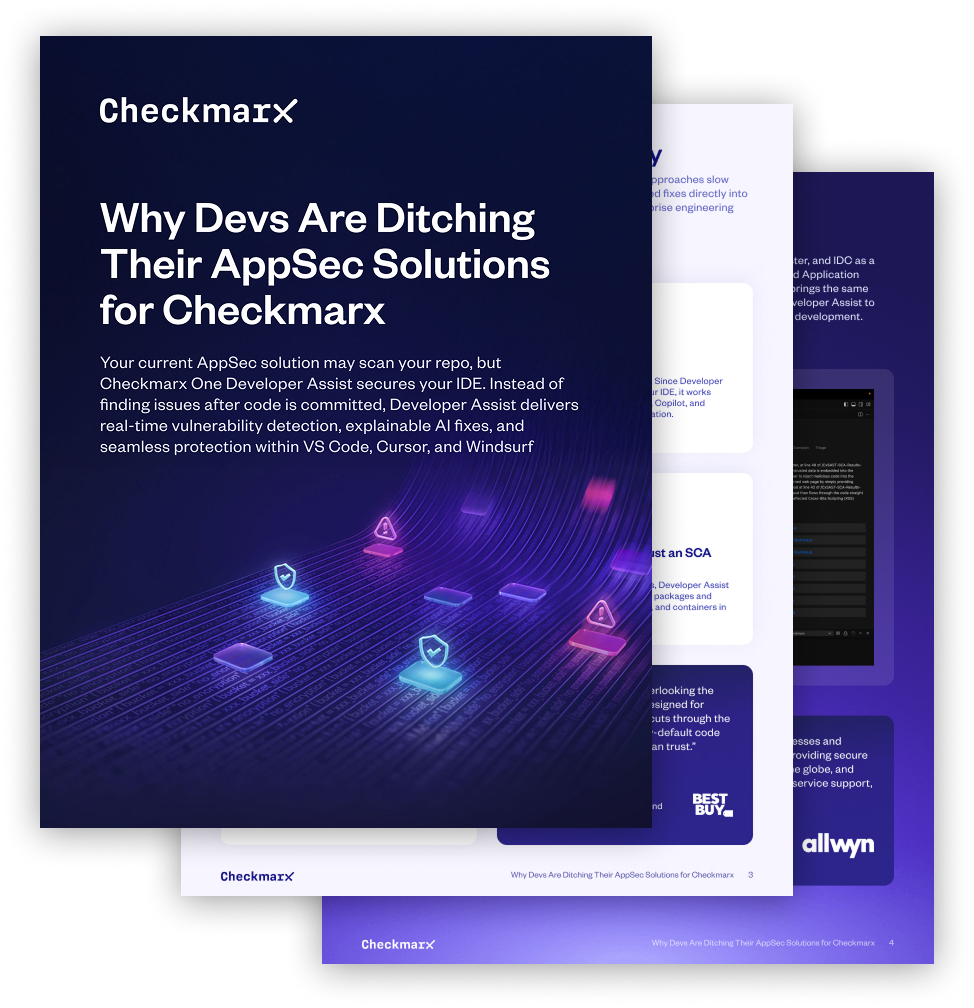 Why Devs Are Ditching Their AppSec Solutions for Checkmarx​